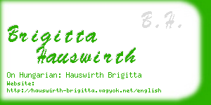 brigitta hauswirth business card